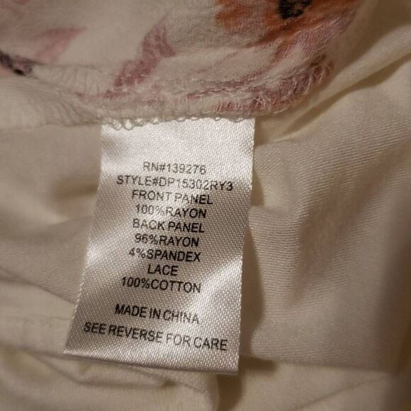 Stitch Fix | Daniel Rainn Womens Quin Keyhole Crochet Top Size Petite Large New - Picture 4 of 4